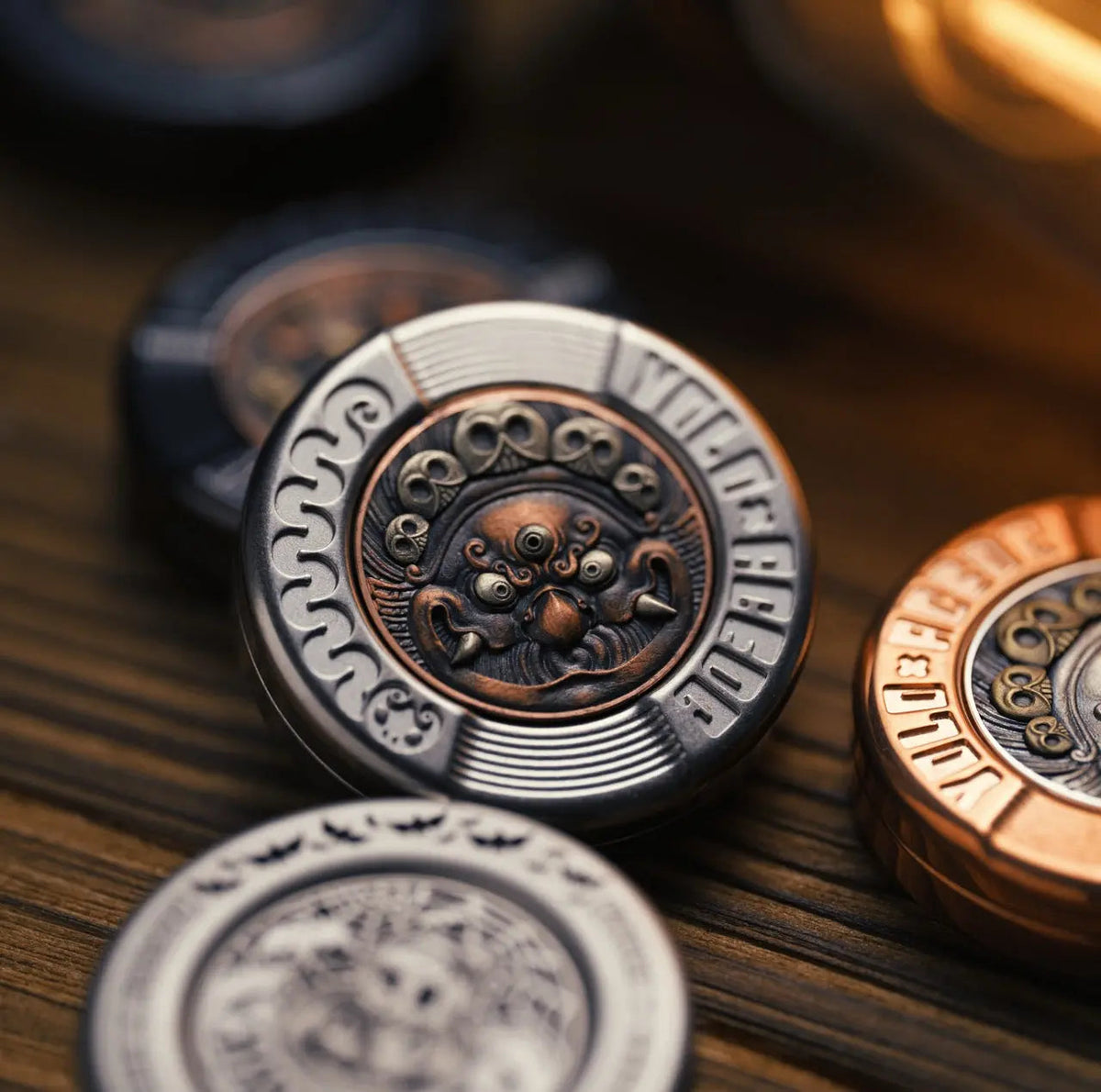 ACEdc x YOLO Fire Roc Coin