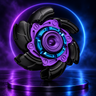 black purple blue