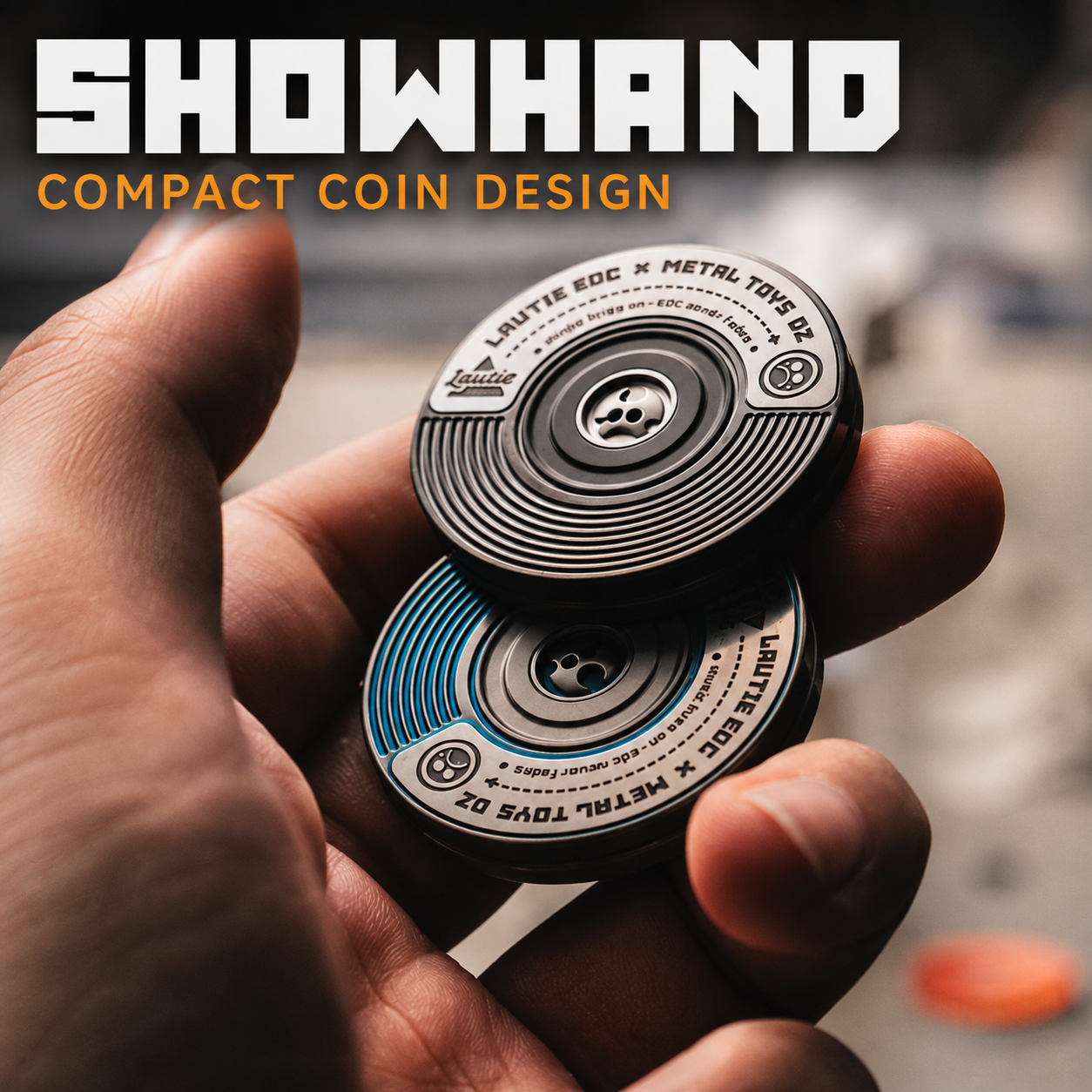 “Showhand” Haptic Coin