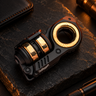 Aluminum black + Titanium rotor + Polished Mokume (4parts)