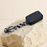 Stainless steel - Black + Paracord + Knife pendant