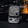 Zirconium alloy sandblasted + stainless steel antiqued