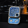 Titanium alloy heat-blued