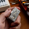 Titanium Alloy + Brass Inlay