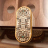 Brass body + Lucky Cloud Pattern Plate
