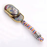 Stainless steel Golden sealed crystal + Paracord lanyard