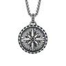 Sterling Silver Pendant + Steel Chain