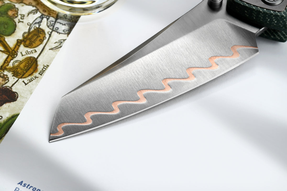 TALOS Copper San Mai Folding Knife