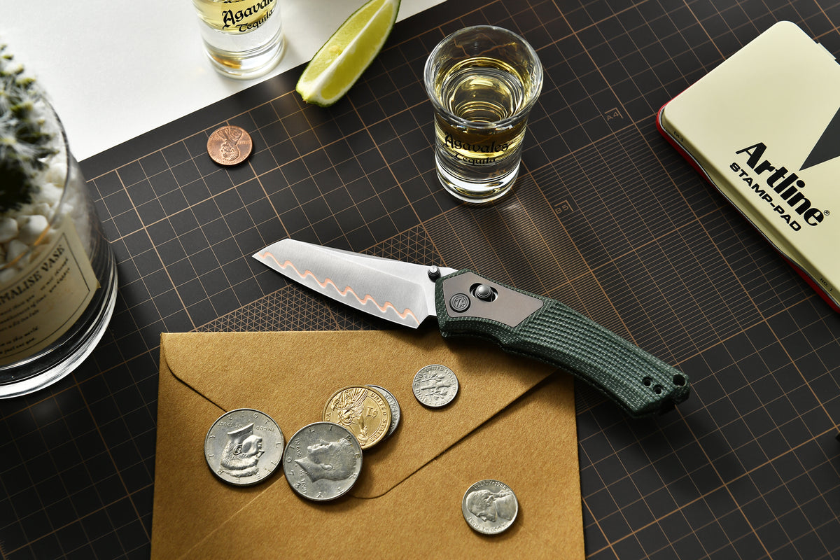 TALOS Copper San Mai Folding Knife