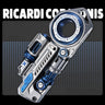 Titanium Silver + Blue