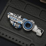 Titanium Silver + Blue