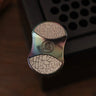Zir Colored + Ti Engraving Plate (Ice-crack Pattern)